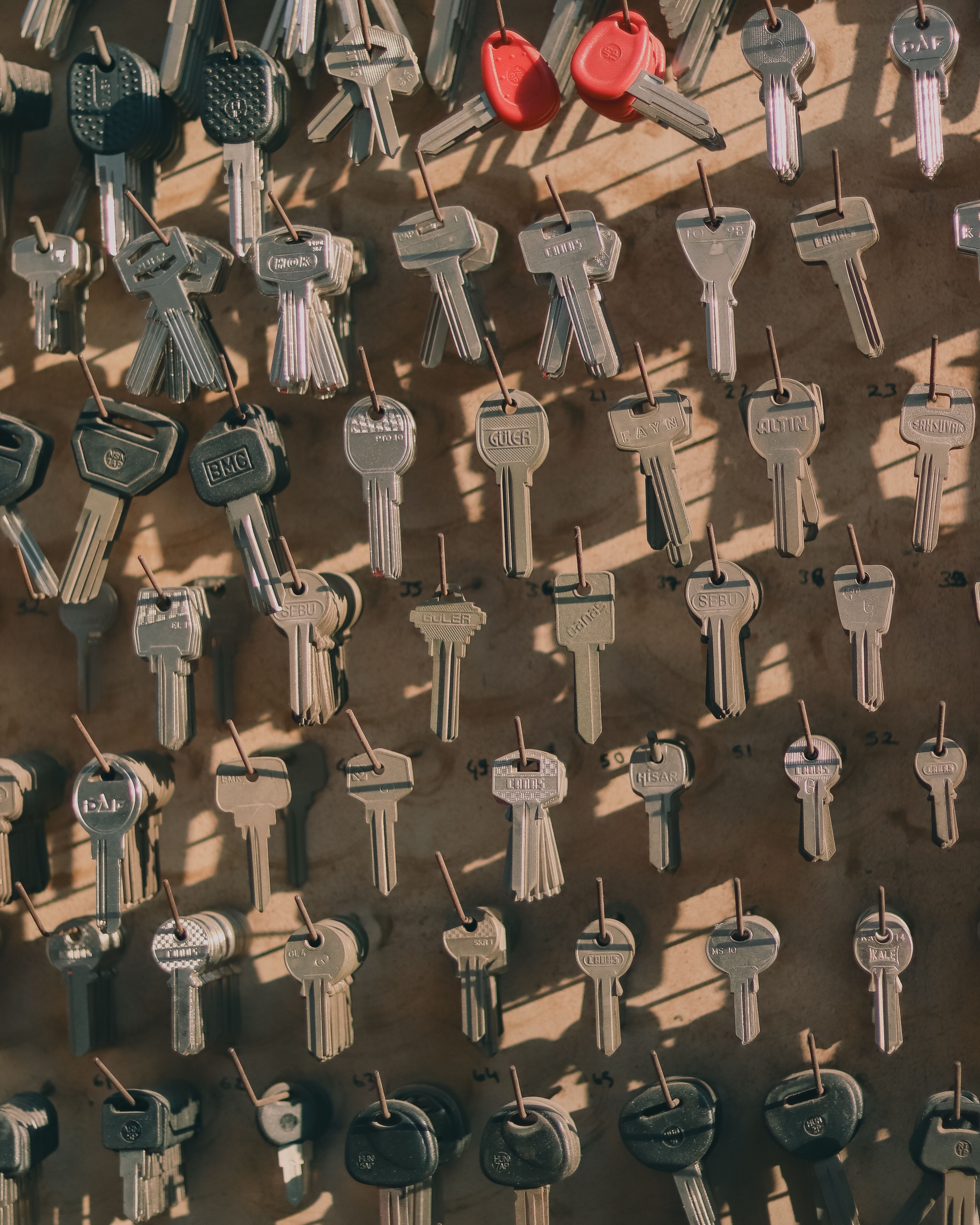 Valet vehicle key handling inspection review placeholder